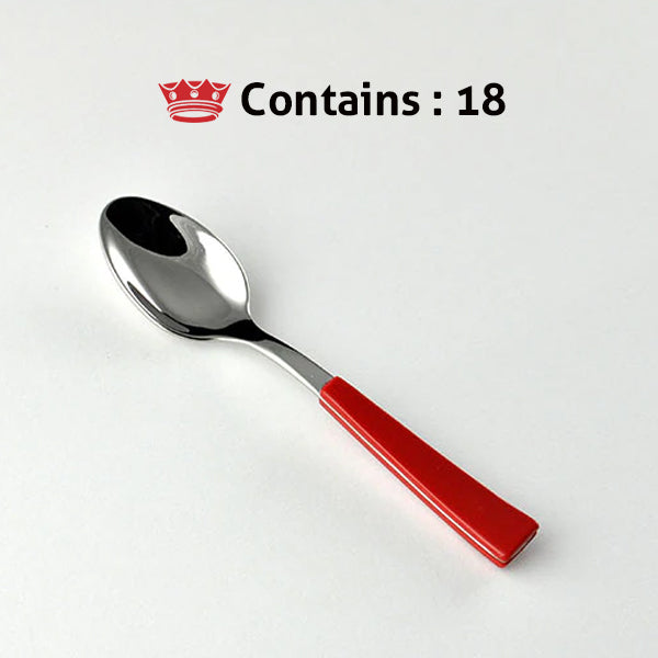 Svanera COFFEE SPOON YELLOW  ELENA Number in box : 18