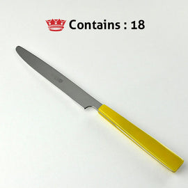 Svanera TABLE KNIFE YELLOW  VISUAL Number in box : 18