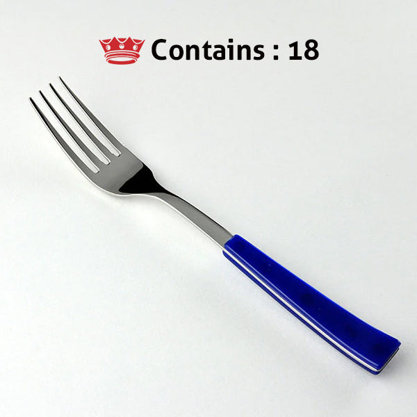 Svanera TABLE FORK BLUE VISUAL Number in box : 18