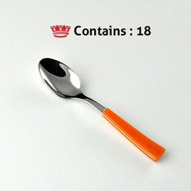 Svanera COFFEE SPOON ORANGE VISUAL Number in box : 18