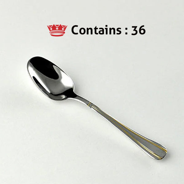 Svanera MOKA     SPOON GOLD/P.   BRAVA Number in box : 36