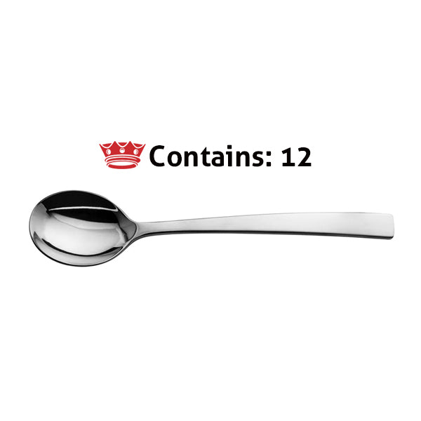 TORINO SOUP SPOON-18/10 - (contains : 12 in the box )