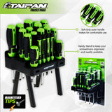 Taipan 20PCE Screwdriver Set With Stand Magnetic Tips Chrome Plated